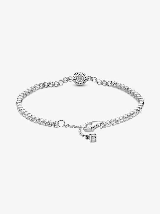 Pandora Women's Bracelet made of Silver with Zircon