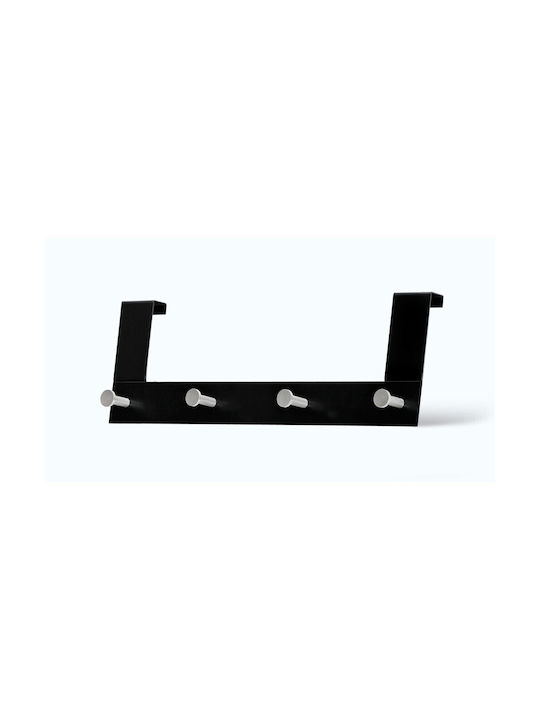 Grekon Door Hook 4 Slots Stainless Steel 40x3.5x13cm