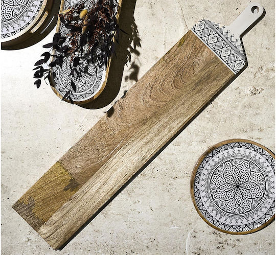 The Home Deco Factory Wooden Serving Platter 100x20x1.5cm