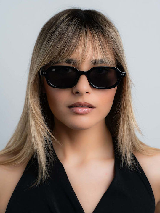 Red Raven Connor Unisex Sunglasses with Black Frame and Black Lens rd-000018-BLACK-52658634162510