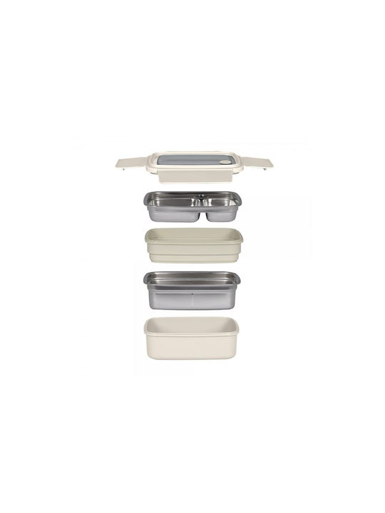 Livoo Lunchbox Inox Beige 1000ml 1Stück