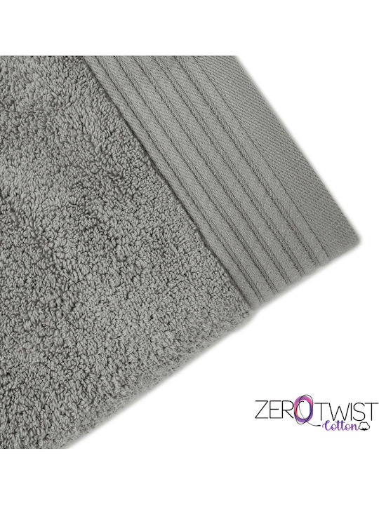 Cosy All Seasons Πετσέτα Σώματος Zero Twist 70x130εκ. Γκρι Βάρους 650gr/m²