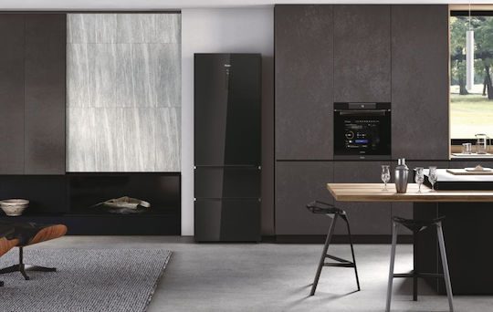 Haier Ψυγειοκαταψύκτης 483lt Total NoFrost Υ200.6xΠ70xΒ67.5εκ. Μαύρος HTW7720DNGB