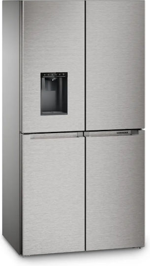Liebherr Ψυγείο Ντουλάπα 546lt NoFrost Υ180.5xΠ90.6xΒ74.5εκ. Ασημί Plus