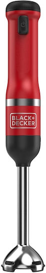 Black & Decker Handmixer mit Inox-Stab Rot