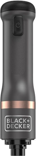 Black & Decker Blender de Mână cu Tijă din Inox Negru