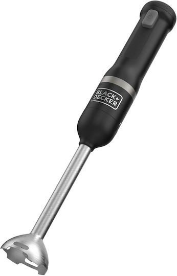 Black & Decker Ραβδομπλέντερ με Ανοξείδωτη Ράβδο Μαύρο