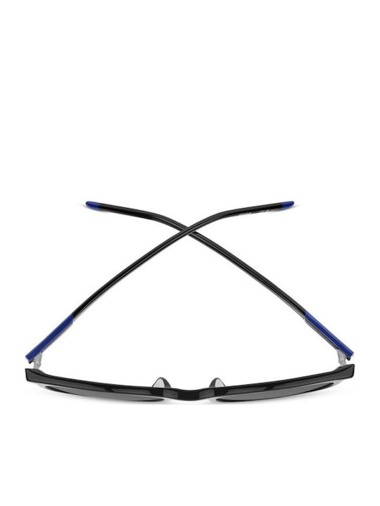Boss Unisex Sunglasses With Black Horn-Rimmed Frame And Black Lens HG 1400 G/S 807/IR