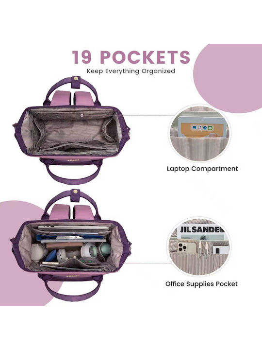 Lovevook Τσάντα Πλάτης για Laptop pink/purple MB2197