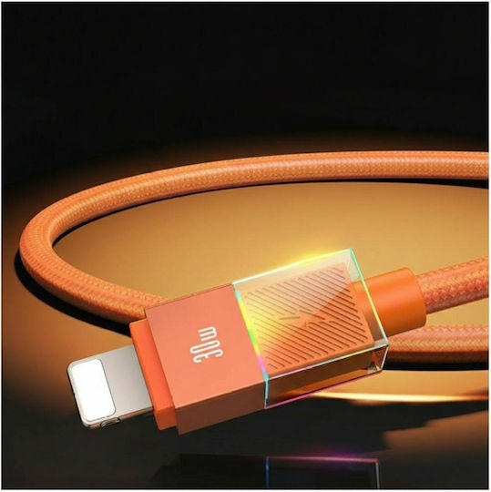 Usams USB-C to Lightning Cable 30W Πορτοκαλί 1.2m SJ776USB02