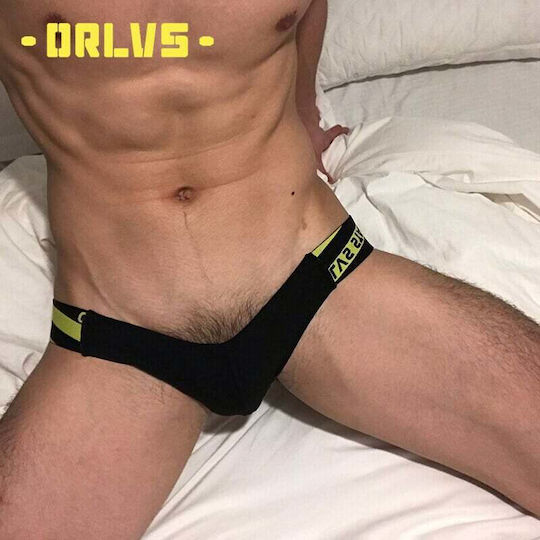 Kinksters Jockstrap Sexy pentru bărbați Negru