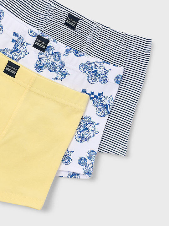 Mayoral Set of Kids' Boxers Yellow 3pcs