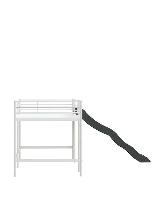 Kinderbett Koje Einzeln Weiß für Matratze 85x205cm