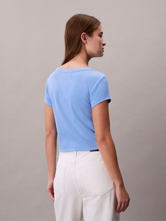 Calvin Klein Tricou Sportiv Damă Albastru Calvin Klein Tricou Sportiv Damă Albastru
