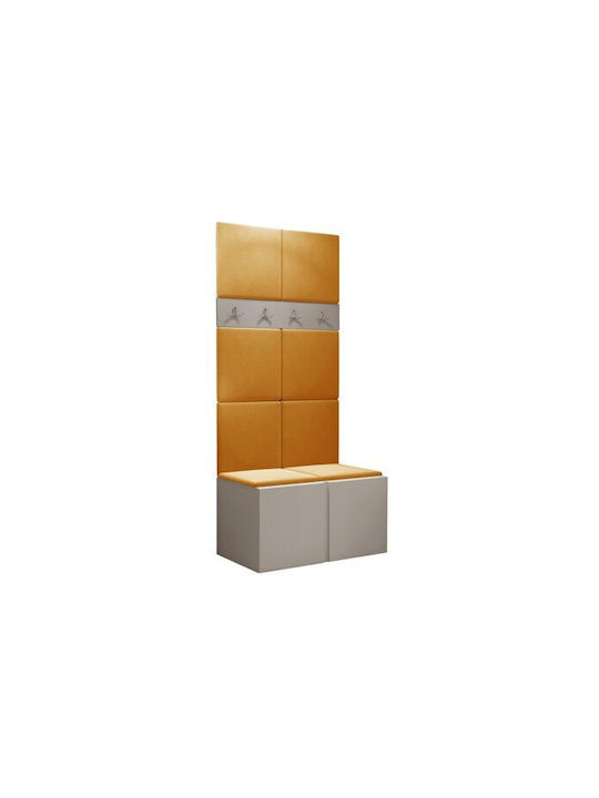 Hartford 267 Entry Furniture with Mirror Cashmere 84x46x186cm