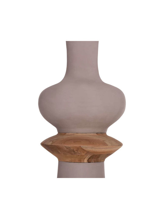 Vază Decorativă De Podea Din Beton Maro 45x45xÎ În