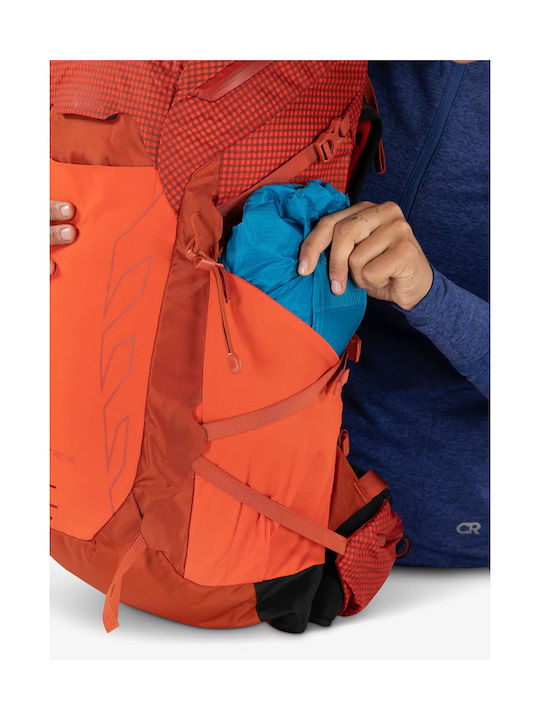 Osprey Tempest Ορειβατικό Σακίδιο 30lt Αδιάβροχο Πορτοκαλί Hiking