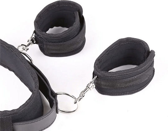 Smd Restrikt Ultimate Bondage Position Enhancer & Adjustable Restraint Set Adjustable BDSM Restraint Set Black