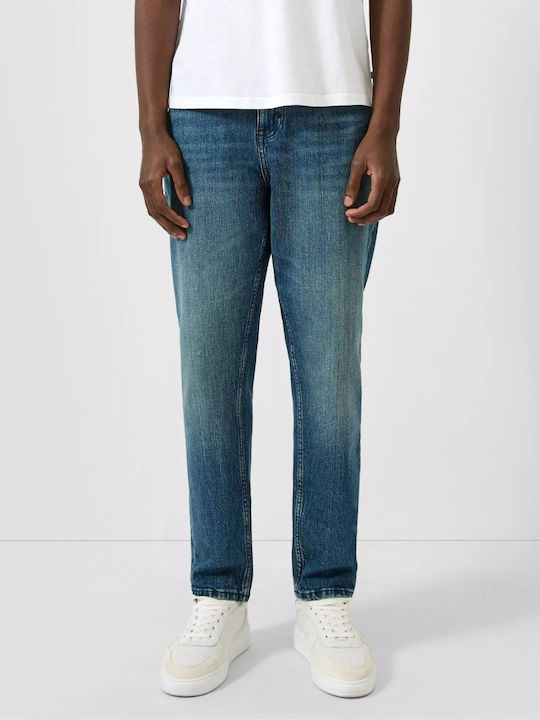 Pantalon De Blugi Pentru Bărbați Relaxed Tapered Fit Albastru Marin Închis