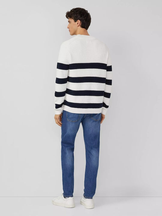 Nelio Pantaloni Jeans pentru Bărbați cu Croială Slim Blue