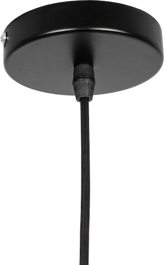 GloboStar Aldo Pendant Light Black with Socket E27 15x15x24cm