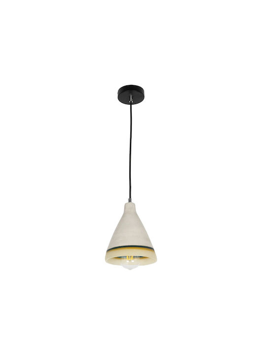 GloboStar Bevin Pendant Light Multicolour with Socket E27 17x17x21.5cm
