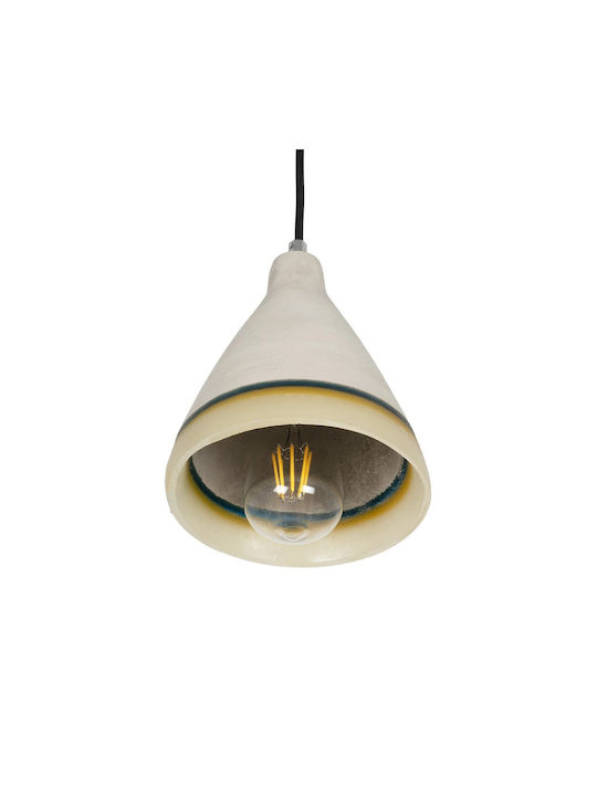 GloboStar Bevin Pendant Light Multicolour with Socket E27 17x17x21.5cm