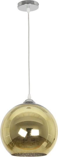 GloboStar Saturn Κρεμαστό Φωτιστικό Πολύχρωμο με Ντουί E27 25x25x22εκ.