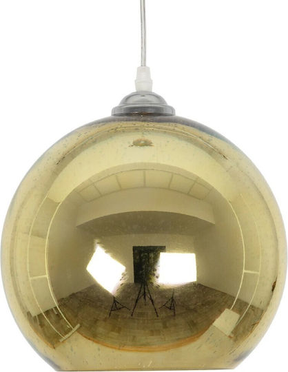 GloboStar Saturn Κρεμαστό Φωτιστικό Πολύχρωμο με Ντουί E27 25x25x22εκ.