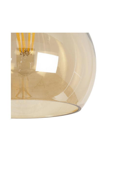 GloboStar Lucrezia Pendant Light Honey with Socket E27 18x18x24cm