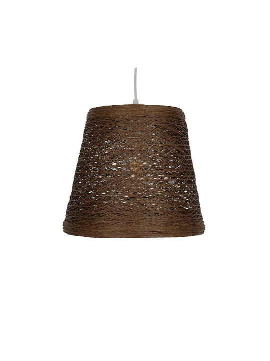 GloboStar Playroom Pendant Light Brown with Socket E27 30x30x30cm