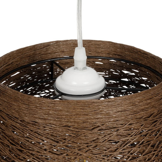 GloboStar Playroom Pendant Light Brown with Socket E27 30x30x30cm