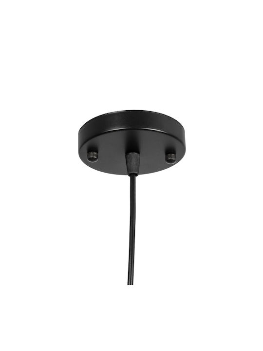 GloboStar Darsey Pendant Light Black with Socket E27 10x10x19cm