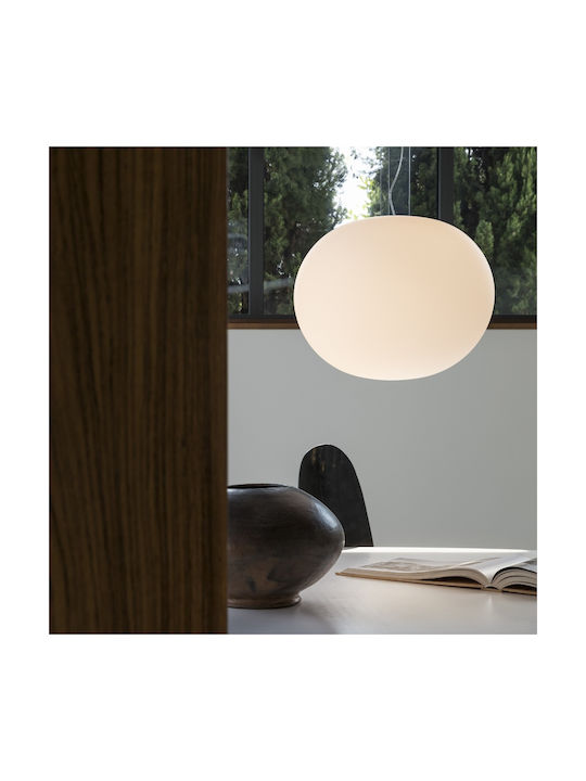 Ideal Lux Pendant Light White with Socket E27 50x50x243.5cm