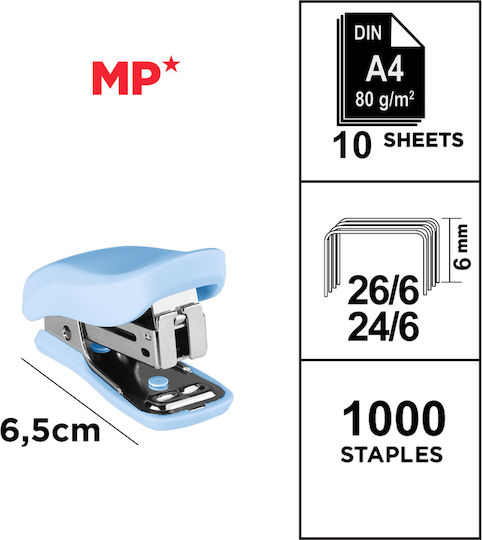 Madrid Papel Mini Büroklammern Handwerkzeug Blau