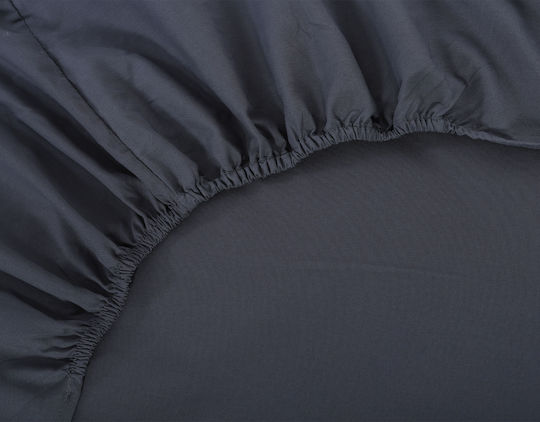 Silk Fashion Sheet Super-Double with Elastic 165x200+35cm. Turbulence