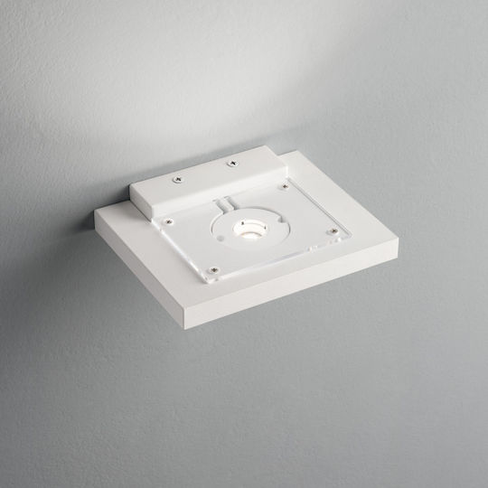 Ideal Lux Block Lamp Wall with Integrated LED and Warm White Light 15x12x2.5cm