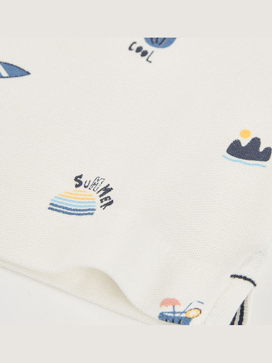 Kids' Polo Short Sleeve White