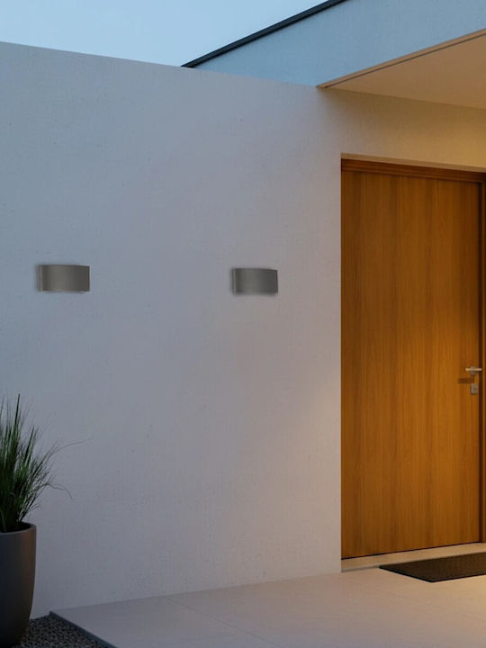 kelvo SIXOAD Επιτοίχιο Εξωτερικό Φωτιστικό LED IP65 18W με Θερμό Λευκό Φως 17x4x8εκ.