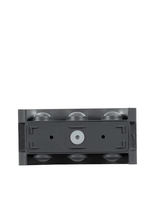 kelvo SIXOAD Επιτοίχιο Εξωτερικό Φωτιστικό LED IP65 18W με Θερμό Λευκό Φως 17x4x8εκ.