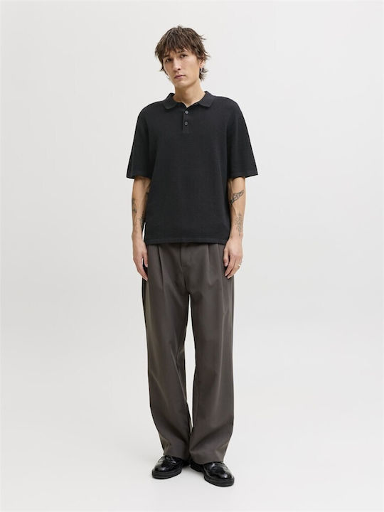 Jack & Jones Tricou Polo Negru