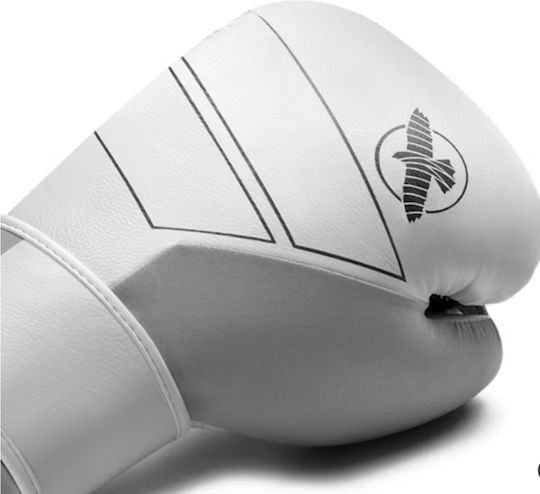 Hayabusa Γάντια Πυγμαχίας Δερμάτινα για Αγώνα Λευκά