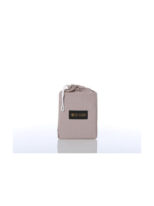 Silk Fashion Set Pillowcases with Envelope Cover Mashroom 52x72cm