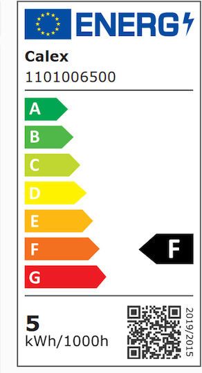 Calex LED-Lampe 4.5W für Fassung E27 und Form A60 Warmes Weiß 470lm Dimmbar