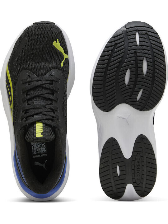 Kids Sports Running Shoes with Laces Black
