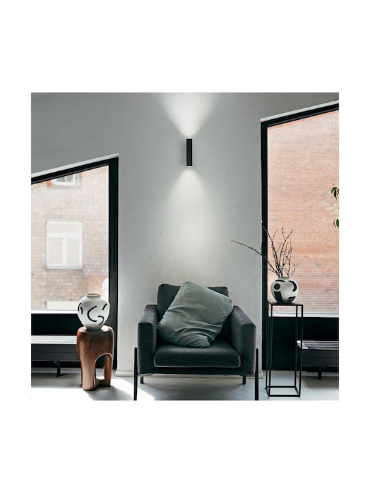 Ideal Lux Look Διπλό LED Θερμό Λευκό Σποτ σε Μαύρο Χρώμα