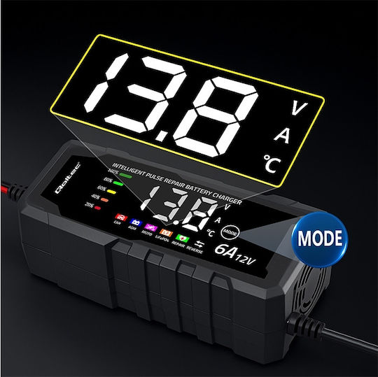 Qoltec Autobatterieladegerät 12V