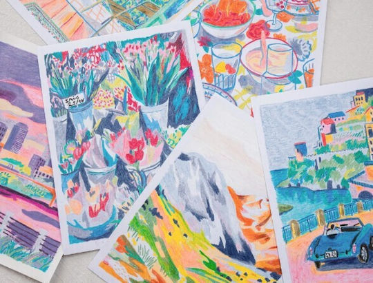 La Petite Épicerie Painting Set 32.5x24.5cm