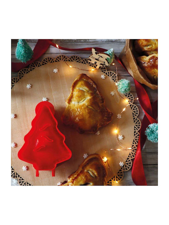 Scrap Cooking Коледна Паница/форма за сладкиши Пластмасова Д11.3xШ9.3xØ4.2см.