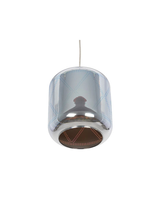 GloboStar Neptune Pendant Light Multicolour with Socket E27 18x18x25cm